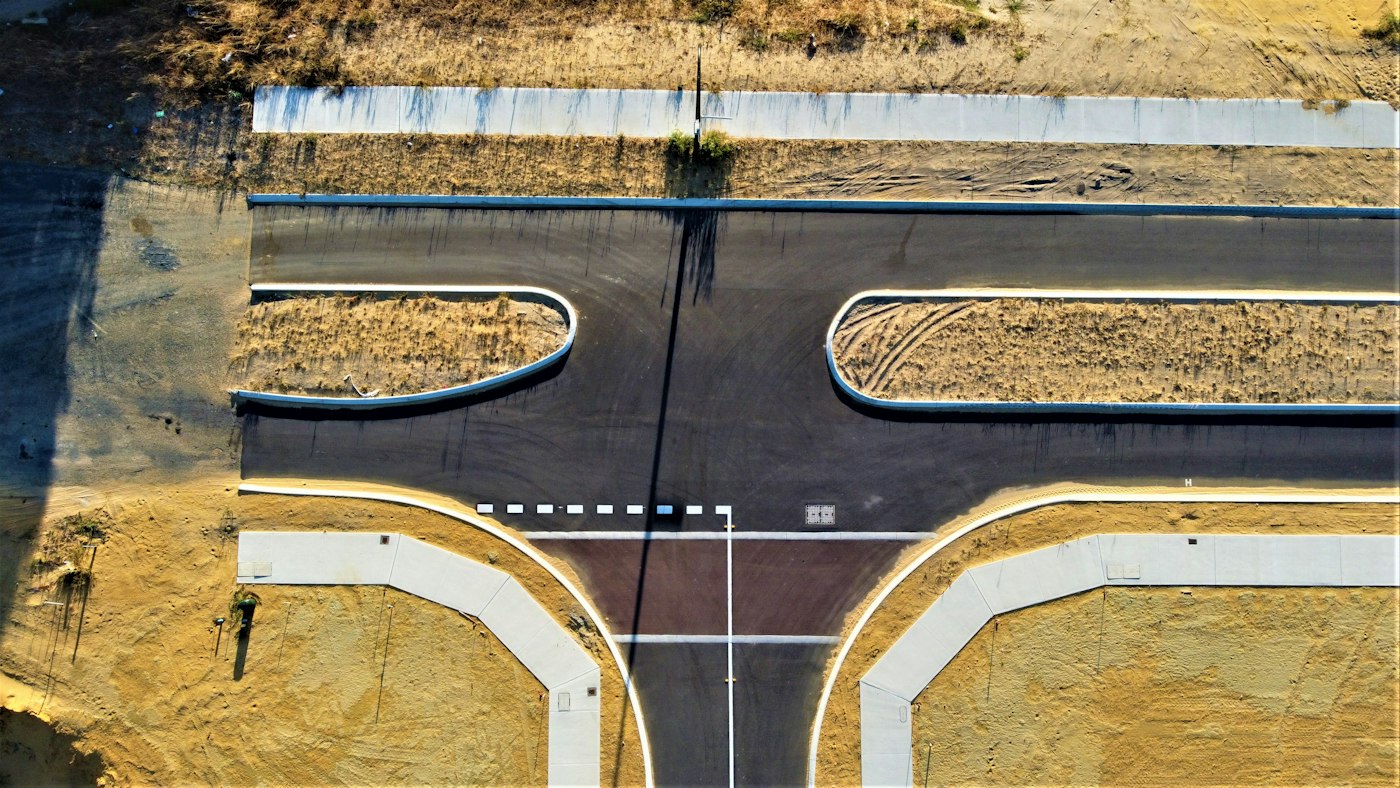 Yola Terk ve Yoldan İhdas için temsili harita mühendisliği görseli
